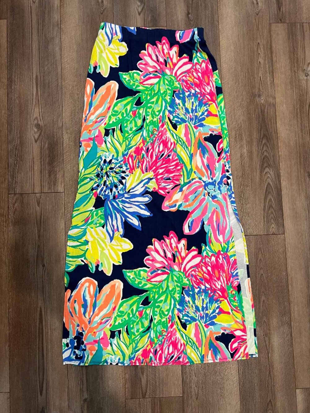 Lilly Pulitzer Floral Wrap Maxi Skirt | Medium
